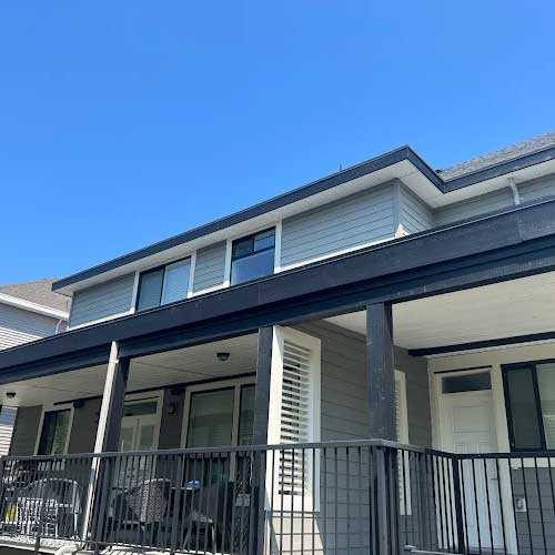 Covered porch & railings repaint