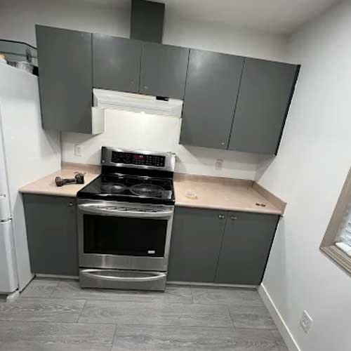 Custom kitchen cabinet refinish