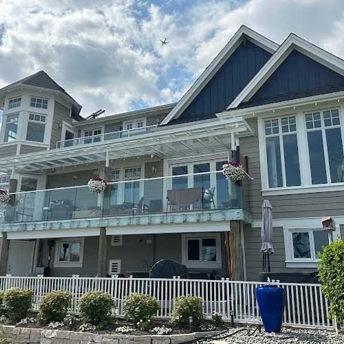 Waterfront estate exterior refresh